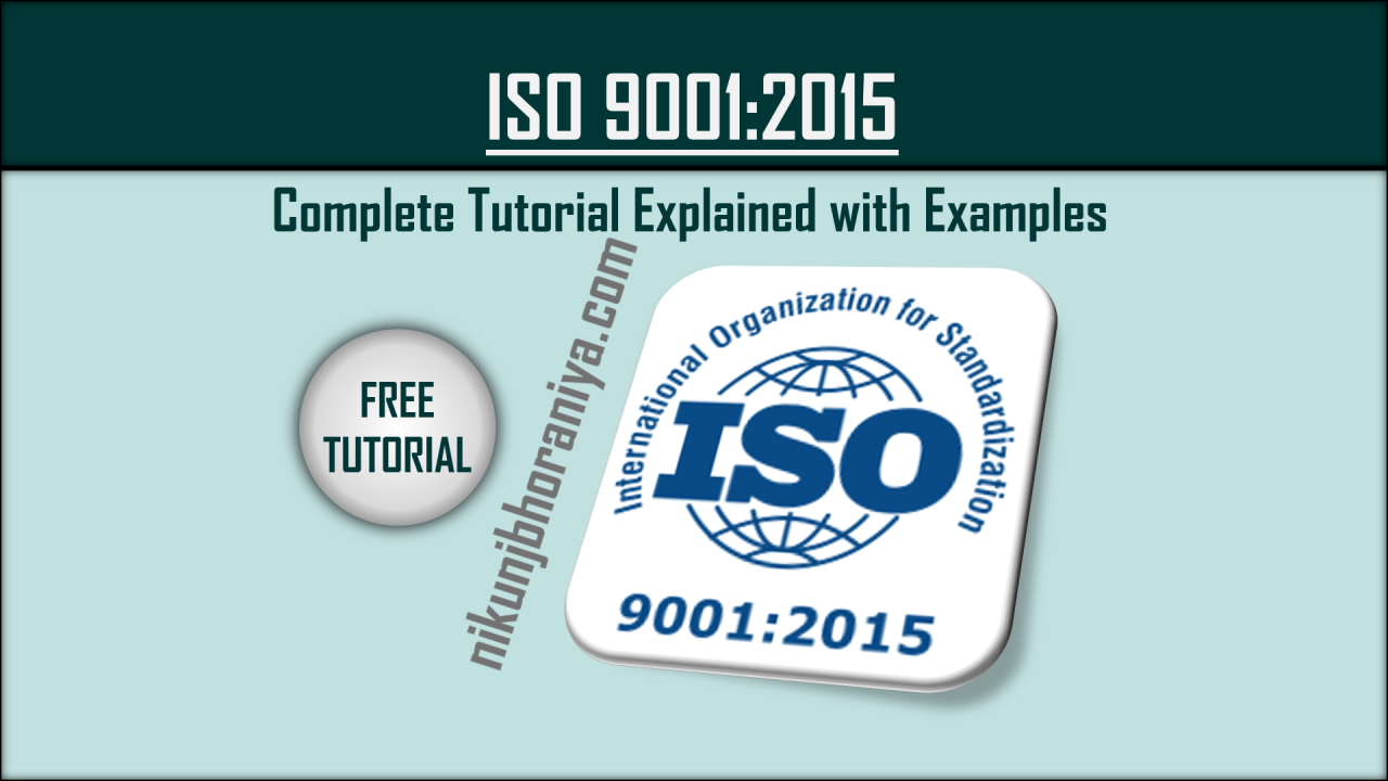 iso 9001 standard explained
